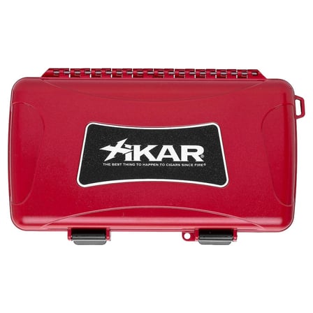 Xikar Travel Humidor Puro Taşıma Çantası Kırmızı 10's