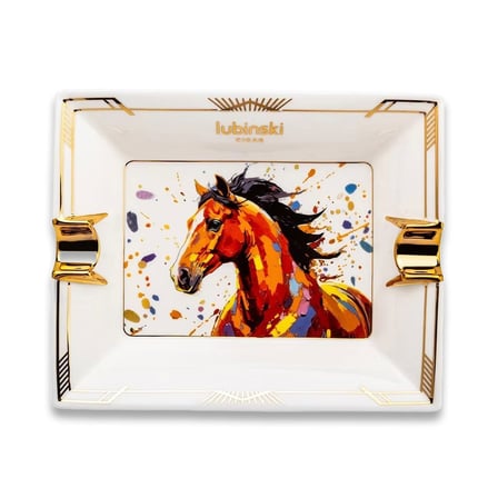 Horse 2026 Porselen Puro Küllüğü Beyaz/Gold 2li