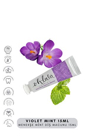  Violet Mint (Menekşe-Nane)Diş Macunu 15ml