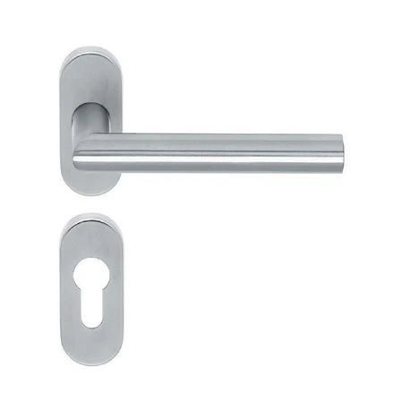 Marelli Roma paslanmaz inox OVAL rozetli yale kapı kolu
