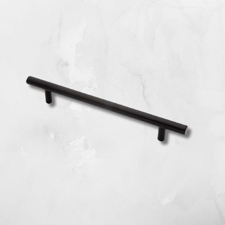 Marelli 224 mm SİYAH paslanmaz boy kulp mobilya kulbu, dolap kulbu