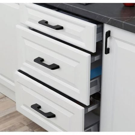 Marelli VENTO BLACK siyah 96 mm mobilya dolap kulbu