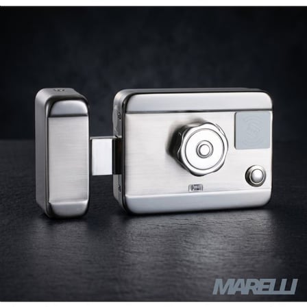 Marelli SU GEÇİRMEZ devreli BAHÇE KAPISI için manyetik motorlu otomat + kartlı sistemi + trafosu + 25 çip