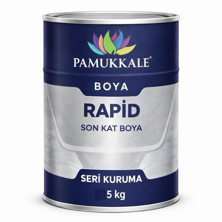 Pamukkale 1402 Rapid Endüstriyel Boya 60-70 Gloss 5 Kg Ral 7004 Sinyal Grisi