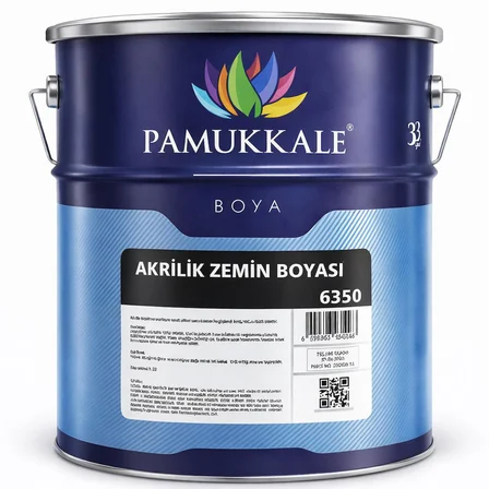 Pamukkale Akrilik Zemin Boyası 15 Kg Ral 5010 Enzian Mavisi