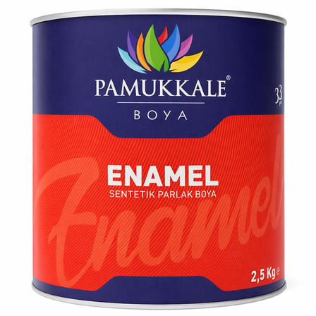 Pamukkale Enamel Sentetik Parlak Yağlı Boya 2.5 Kg Ral 7023 Beton Grisi