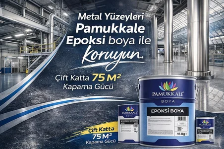 Pamukkale 4200 Epoksi Boya 3.6 Kg Ral 2009 Trafik Turuncusu