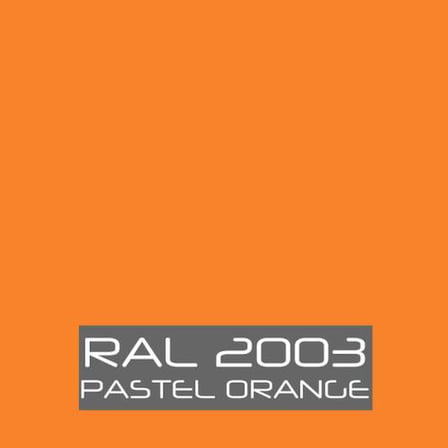 Pamukkale 4200 Epoksi Boya 3.6 Kg Ral 2003 Pastel Turuncu