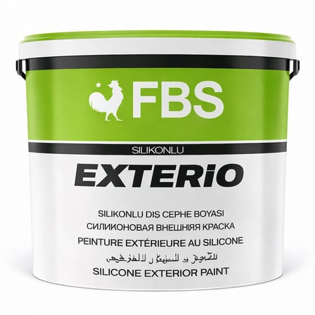 Fbs Exterio Silikonlu Dış Cephe Boyası 15 Lt Kiremit
