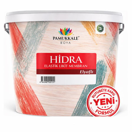 Pamukkale Hidra Elyaflı Likit Su Yalıtım Boyası 20 Kg Ral 7035 Açık Gri
