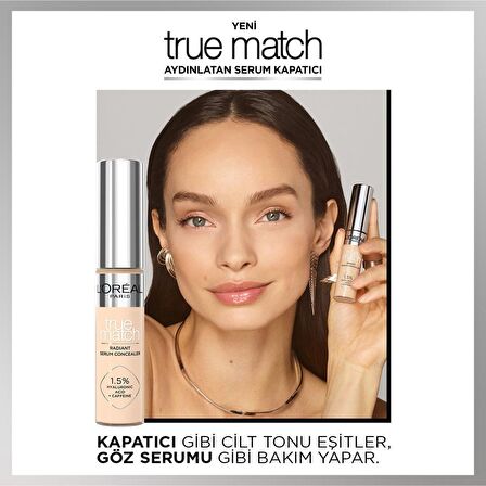 L'Oréal Paris True Match Aydınlatan Serum Kapatıcı - 1R