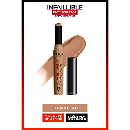 L'Oréal Paris Infaillible Face Sculpter Stick Kontür - Fair Light