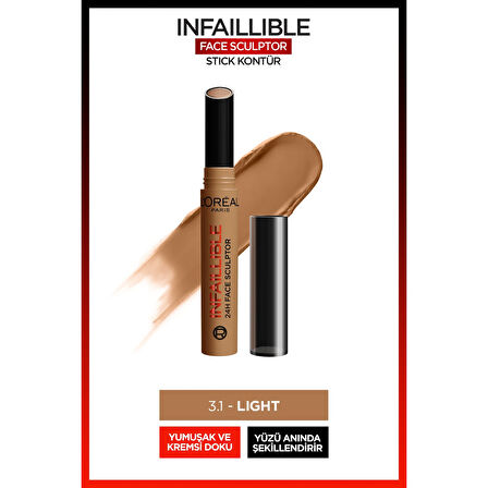 L'Oréal Paris Infaillible Face Sculpter Stick Kontür - Light