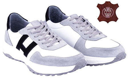 %100 Hakiki Deri Eva Taban Spor ve Şık Erkek Günlük Ayakkabı DTC301