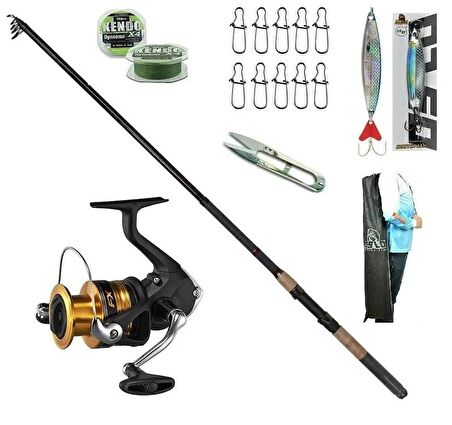 Shimano FX4000 Remixon Sapphıre 270cm 10-40gr Spin Olta Takımı Seti