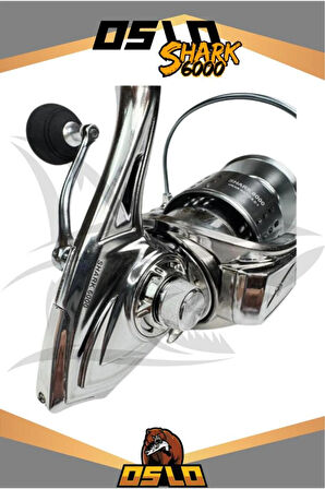 Shark 6000 Metal Kafa 5+1 Bilye Olta Makinası