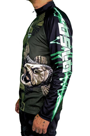 Performans Balıkçı T-shirt Green Bear