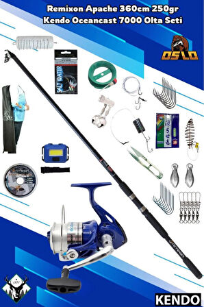 Apache 360cm 250gr Kendo Oceancast 7000 Olta Seti