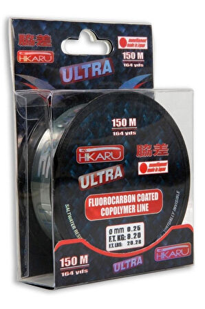 Hıkaru Ultra Floro Carbon 150mt Misine Adaş Balıkçılık