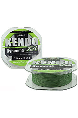 Dynema 4 Örgü 120mt (green) Ip Misina-0,06 Mm