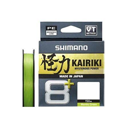 Shimano Kairiki + 8x 150 Mt Mantis Green İp Misina