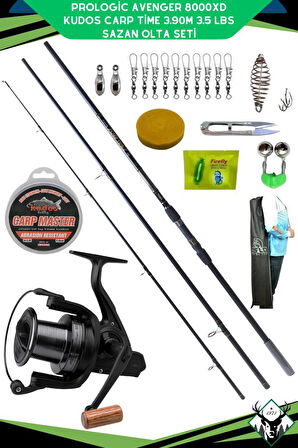 Prologic Avenger 8000XD Kudos Carp Time 3.90m 3.5 LBS Sazan Olta Seti
