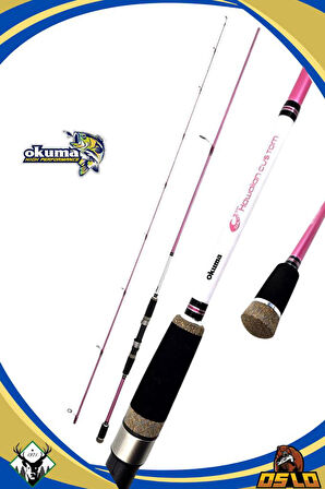 Okuma Hawaiian 274cm 10-32gr Oslo Prime 4000 8 Örgü Spin Olta Seti