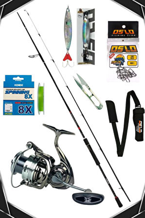 Oslo Next 4000 Shimano Bassterra 274cm 12-38gr 8X Spin Olta Seti