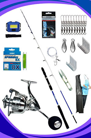 Oslo Viking 180cm 30-180gr Shark 6000 Tekne Olta Seti