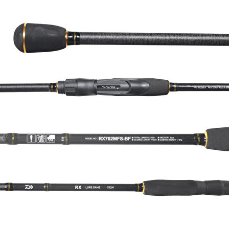 Daiwa Rx Lure Game BF 2.70m 10-35gr 2P Olta Kamışı