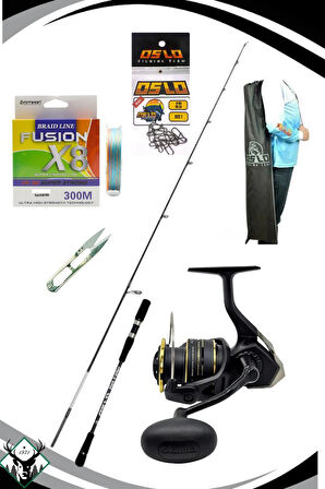 Oslo Salt Father 203cm 30-130gr Okuma Altera Sea ATES-4000A Jig Olta Seti