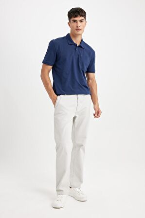 DeFacto New Regular Fit Kısa Kollu Pike Polo Tişört D4610AX24SMNV241