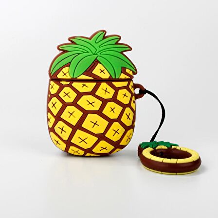 ANANAS TASARIM AİRPODS SİLİKON KILIF