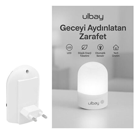 ULBAY GC05 Fotoselli Gece Lambası