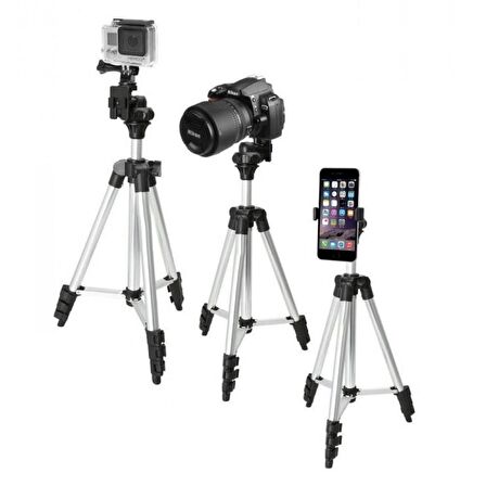 105 cm Telefon Kamera Tutucu Tripod Katlanabilir Ayak Ahtapot Fotoğraf Video (Telefon Tutuculu) 