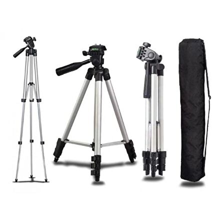 105 cm Telefon Kamera Tutucu Tripod Katlanabilir Ayak Ahtapot Fotoğraf Video (Telefon Tutuculu) 