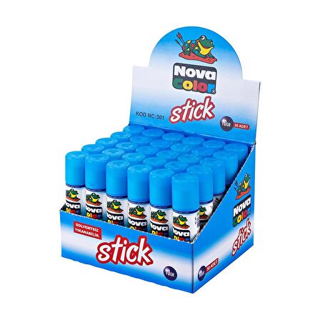 Stick Yapıştırıcı Nova Color Katı Yapıştırıcı 10 gr 1 Adet NC 301