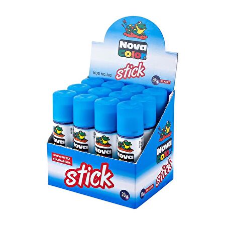 Stick Yapıştırıcı Nova Color Katı Yapıştırıcı 20 gr 1 Adet NC 302