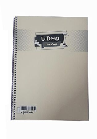 Kareli 72 Yaprak Spiralli Defter A4 Boy Plastik Kapak (1 Adet )