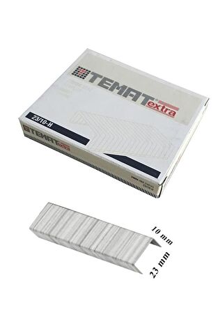 23/10 Zımba Teli Çelik Zımba Teli 1000 li 1 Paket 70 Sayfa Zımbalama Kapasitesi 23-10 Halı Zımba Teli