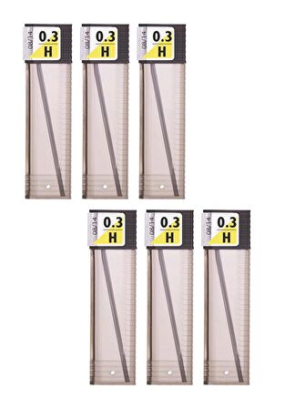 0.3 Kalem Ucu H 60 mm 6 Paket 0,3 Min Kalem Uç Teknik Kalem Yedeği Mono Tombow H 60 mm 6 Paket