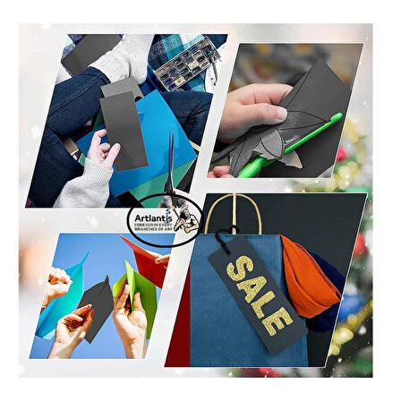 Siyah Fon Kartonu 50x70 cm 120 Gr 10 Adet 50*70 Fon Kartonu Hamurundan Boyama Orjinal Tam Siyah Renk