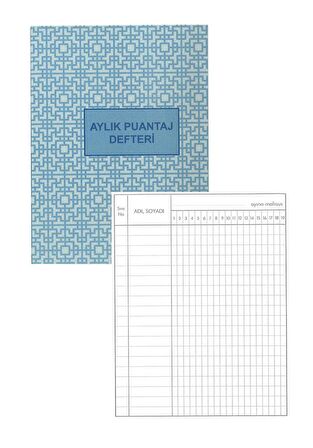 Puantaj Defteri 14x19 cm 1 Adet Orta Boy Puantaj Defteri Yevmiye Defteri 30 Yaprak 14*19