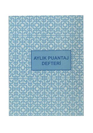 Aylık Puantaj Defteri 14x19 cm 3 Adet Orta Boy Puantaj Defteri Yevmiye Defteri 30 Yaprak 14*19