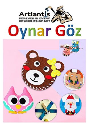 Oynar Göz Seti Siyah 8 mm 10 mm 12 mm 150 li 1 Paket Oynayan Göz Karışık Hobi Tasarım Anasınıfı Kreş Etkinlik Elişi 