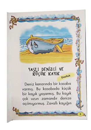 Düt Düt Masal Otobüsü Resimli 1 Adet 320 Sayfa Çoklu Hikaye Kitabı 20 Öykü Resimli Renkli Timaş