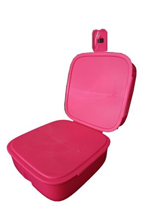 Lol Beslenme Kutusu Pembe 4 Bölmeli Lol Kız Figürlü 1 Adet Yemek Saklama Kabı Beslenme Çantası