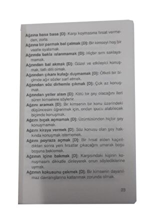 Atasözleri ve Deyimler Sözlüğü Tdk Uyumlu Karton Kapak İlk Orta Okul 381 Sayfa 1 Adet Altın Sözlük Atasözleri Deyimler