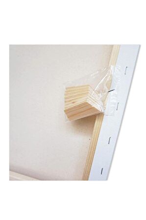 Tuval 50x70 1 Adet Gerdirme Apartlı Arkadan Zımbalı 50*70 Tual Akrilik Boya Yağlı Boya