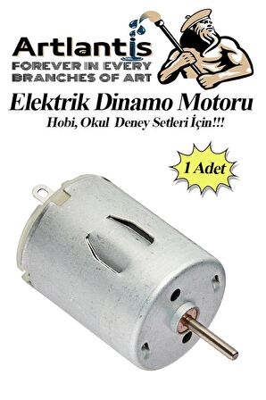 Dinamo Motoru 6 V 1 Adet Elektrik Üreten Motor Eğitici Hobi Okul Deney Elektrik Motoru Deneyler İçin